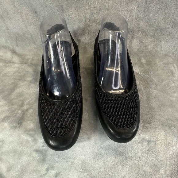 Laura Scott I Love Comfort womens shoes size 10M black sling strap has buckle - Picture 1 of 16